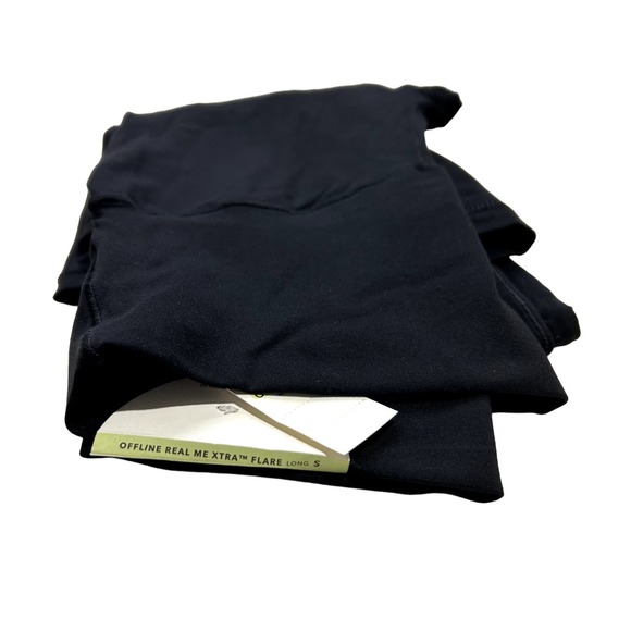 Aerie Real Me Offline Hi-Rise Leggings Xtra Flare with Slit - Small Long - NWT - Picture 4 of 4